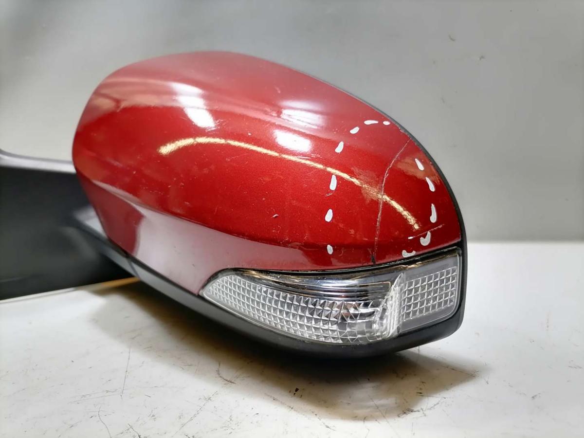 Toyota Yaris XP13 original Außenspiegel links 3N8 RED PEARL elektrisch BJ14